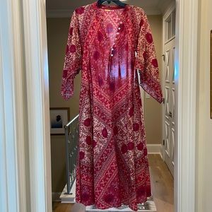 Matta pink floral maxi dress